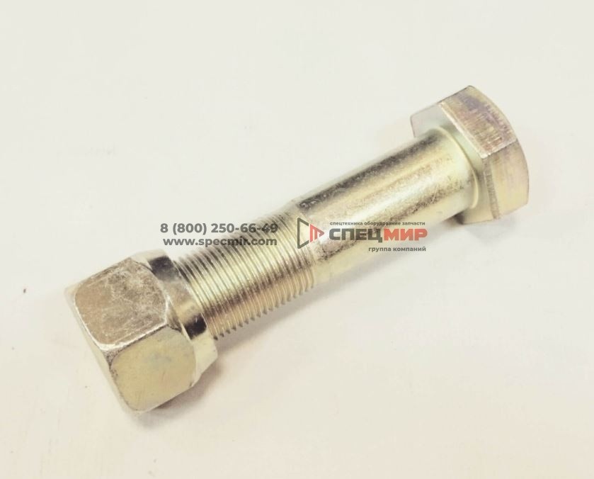 Болт подрессорной подушки (шестигранник) в сборе втулка + гайка HOWO Q218B1285 1