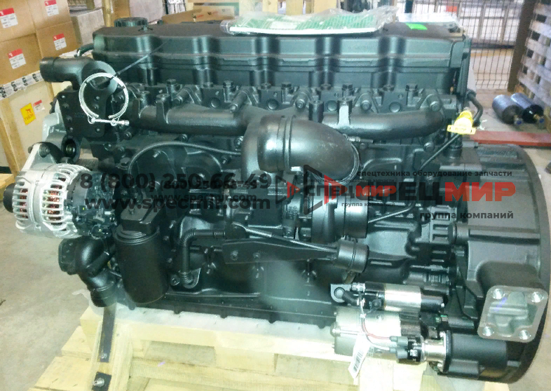Двигатель в сборе для КАМАЗ, Cummins 6ISBe 300 (Евро-3)  1
