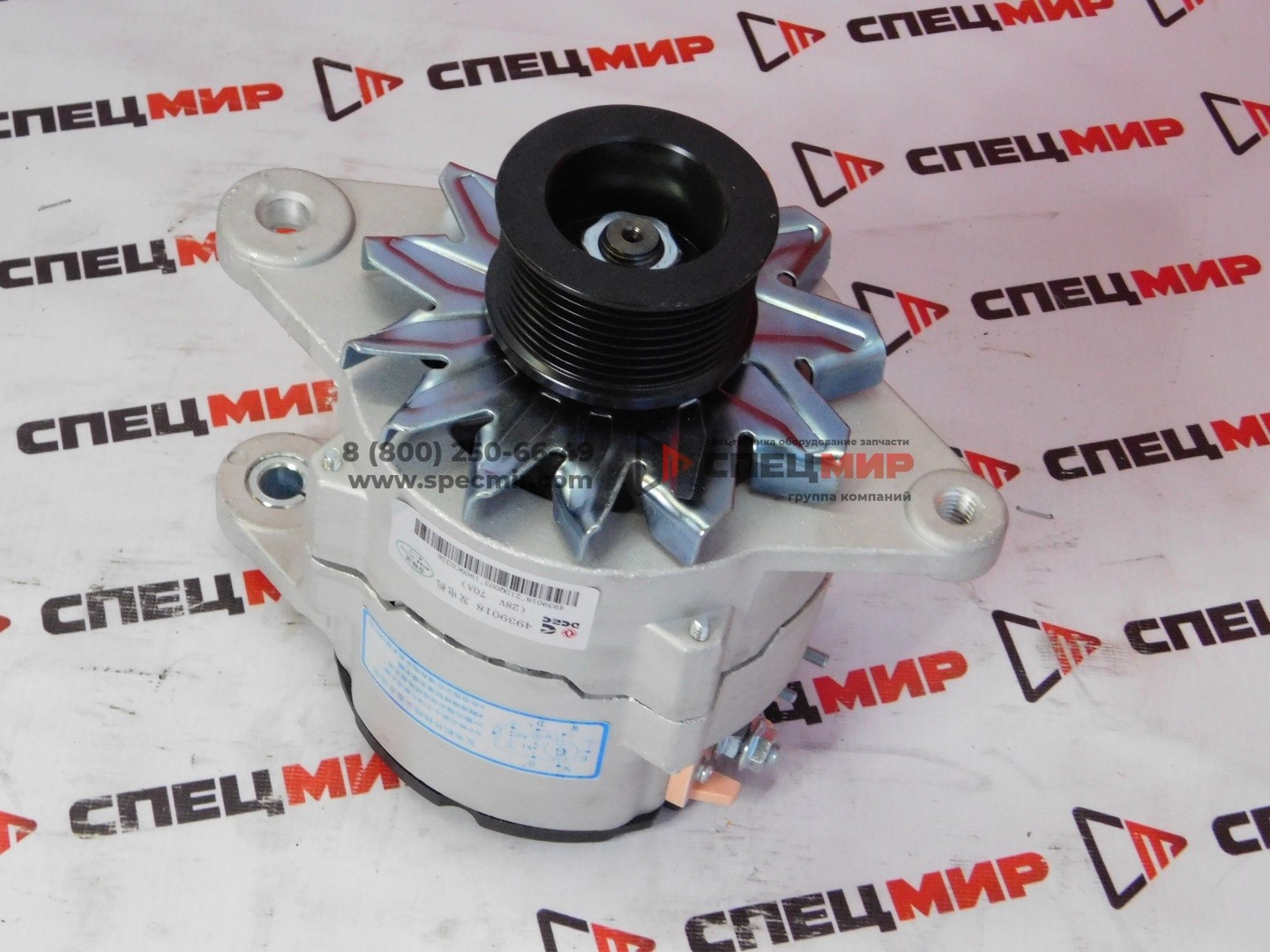 Генератор Cummins (24V,55A) 4094998, 3353588, 3350619 1